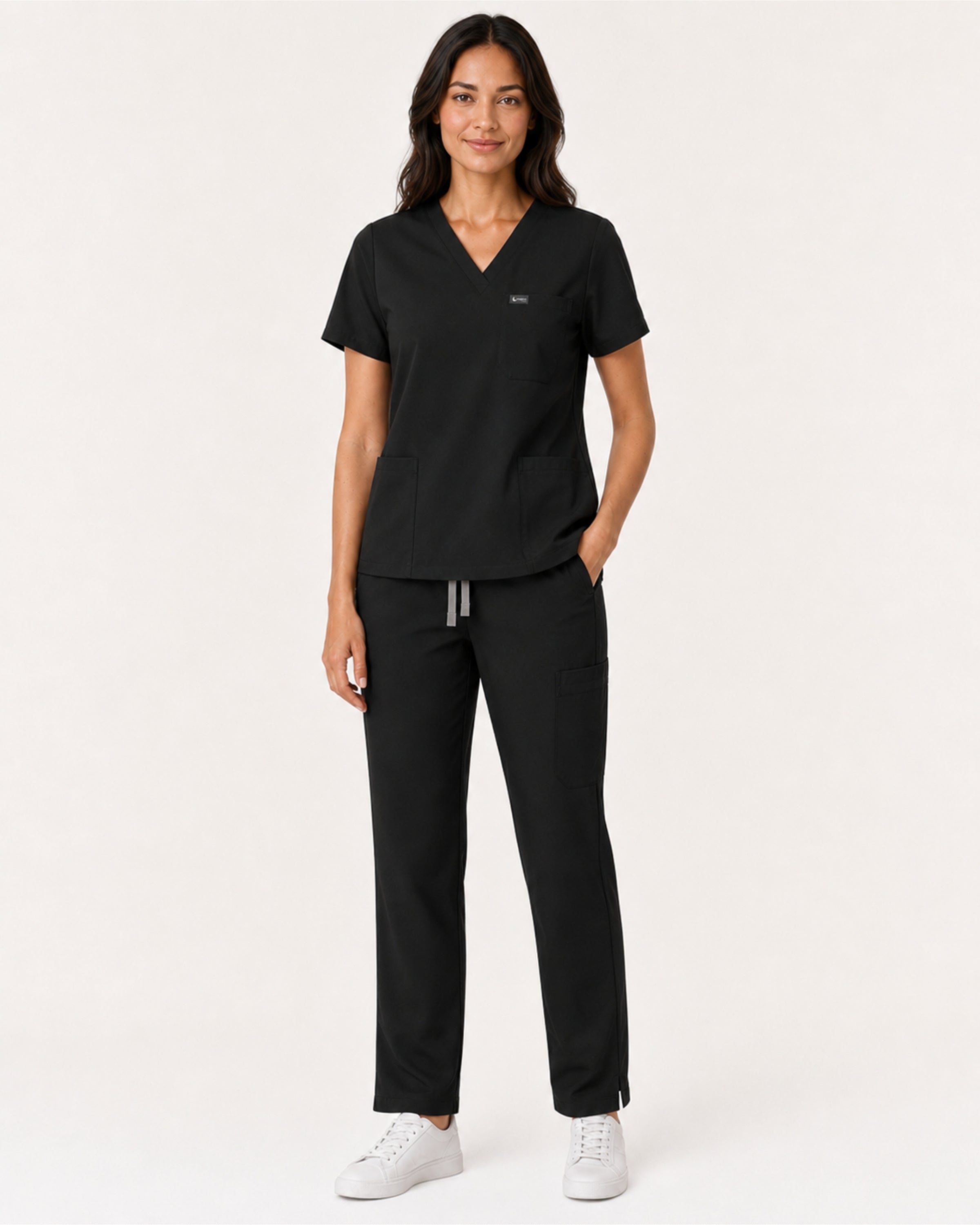 Women's Classic V-Neck Scrub Top | VantaFlex™ Premium Stretch