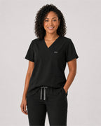 Women's VantaFlex™ Scrub Set — Classic V-Neck Top + Straight-Leg Pant