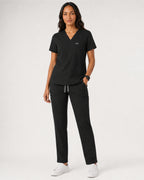 Women's Classic V-Neck Scrub Top | VantaFlex™ Premium Stretch