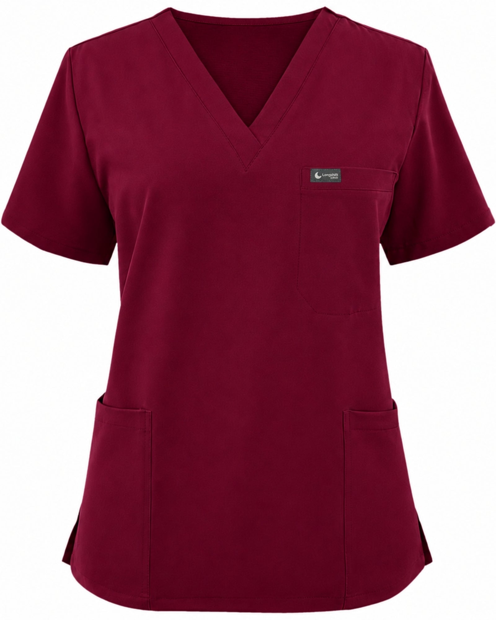 Women's VantaFlex™ Scrub Set Classic V-Neck Top + Straight-Leg Pant - Long Shift Scrubs