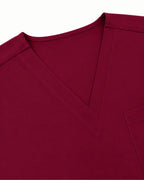 Women's VantaFlex™ Scrub Set Classic V-Neck Top + Straight-Leg Pant - Long Shift Scrubs