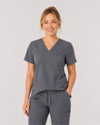 Women's Classic V-Neck Scrub Top | VantaFlex™ Premium Stretch