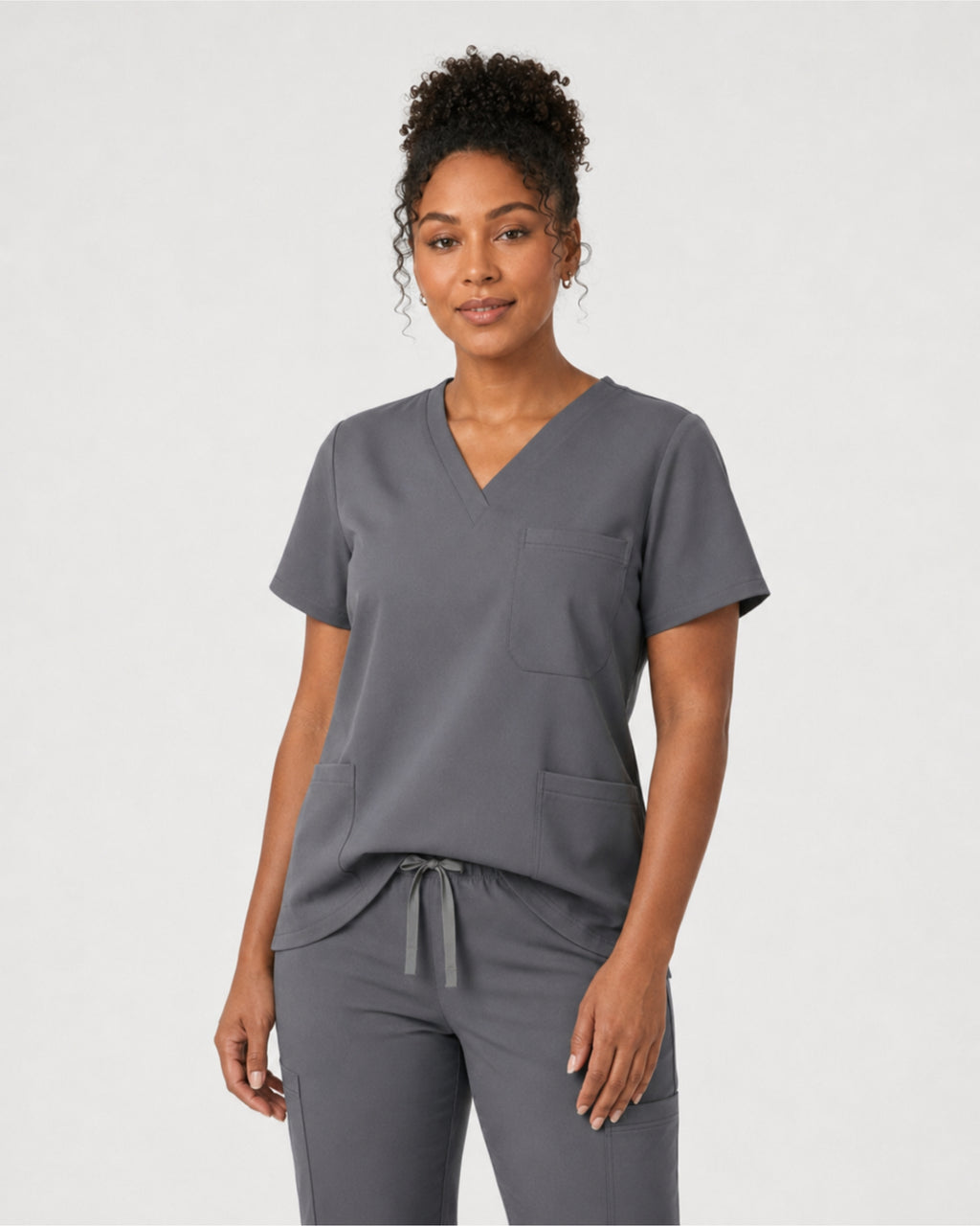 Women's Classic V-Neck Scrub Top | VantaFlex™ Premium Stretch