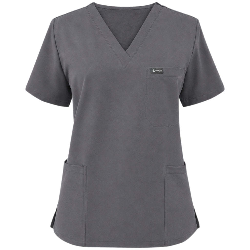 Women's Classic V-Neck Scrub Top | VantaFlex™ Premium Stretch
