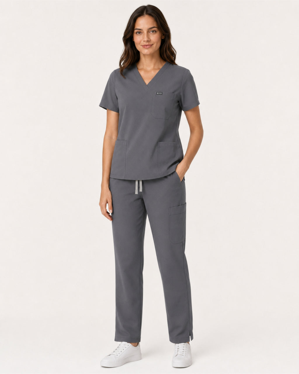 Women's Classic V-Neck Scrub Top | VantaFlex™ Premium Stretch