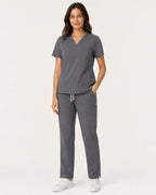 Women's Classic V-Neck Scrub Top | VantaFlex™ Premium Stretch