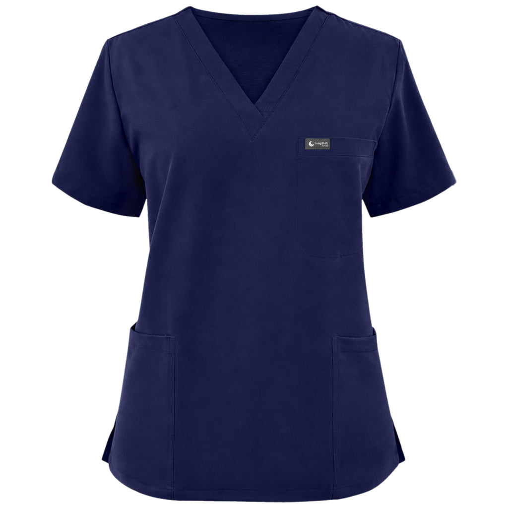 Women's Classic V-Neck Scrub Top | VantaFlex™ Premium Stretch