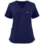 Women's Classic V-Neck Scrub Top | VantaFlex™ Premium Stretch