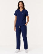 Women's Classic V-Neck Scrub Top | VantaFlex™ Premium Stretch