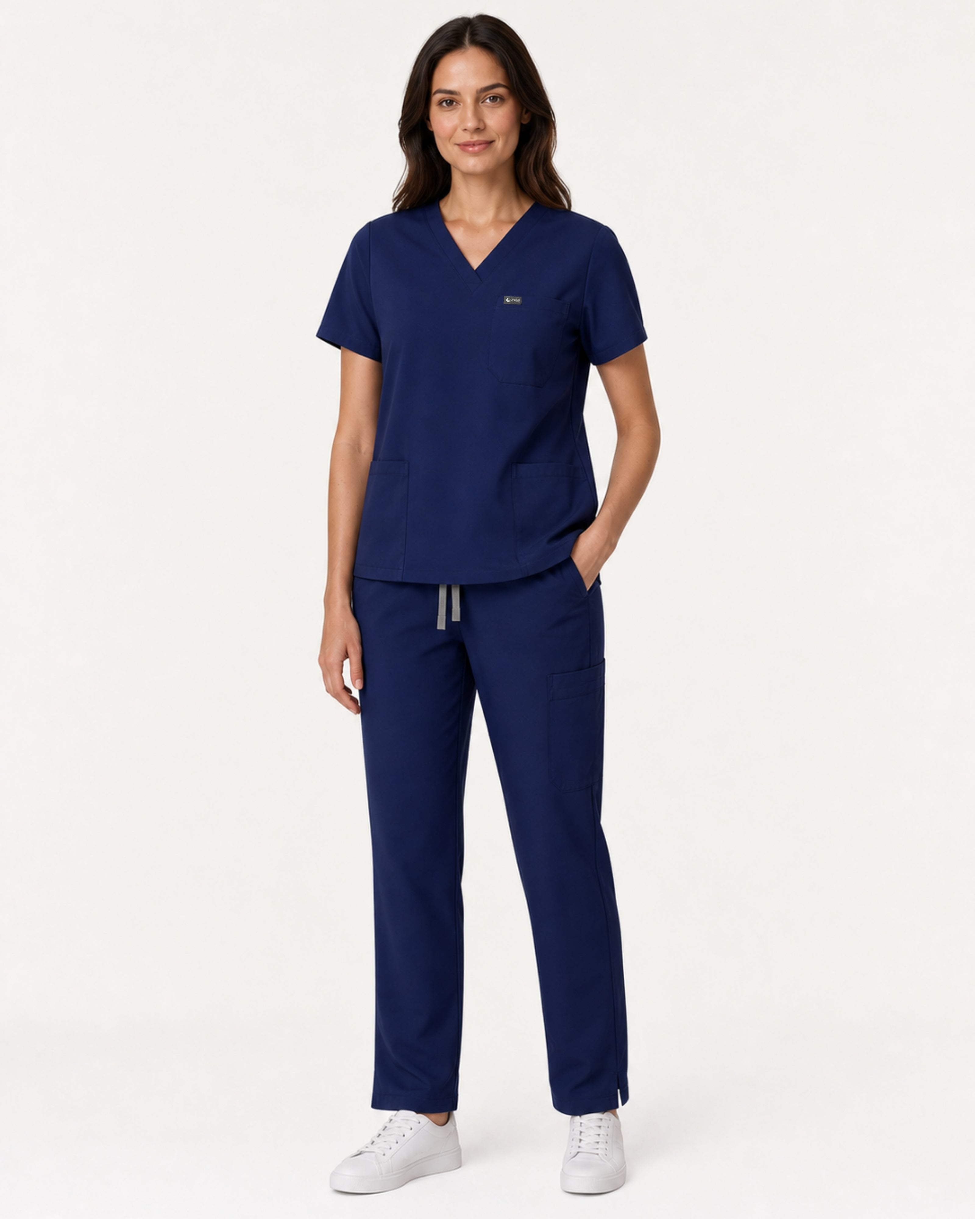 Women's Classic V-Neck Scrub Top | VantaFlex™ Premium Stretch