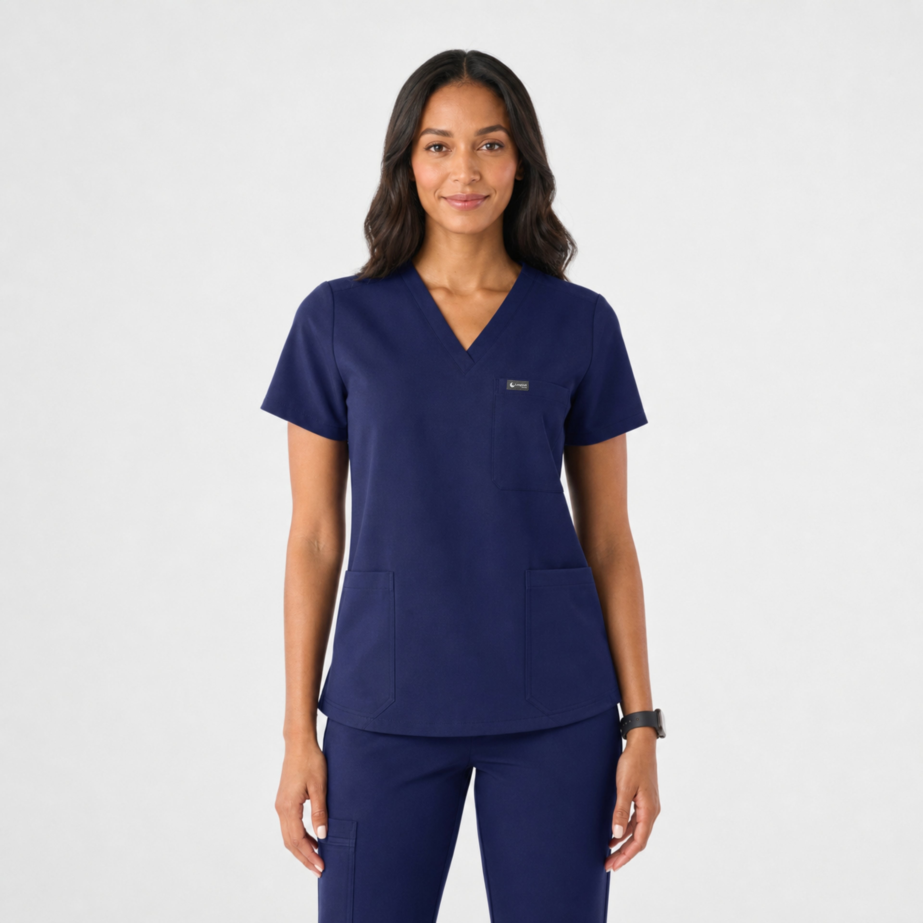 Women's Classic V-Neck Scrub Top | VantaFlex™ Premium Stretch