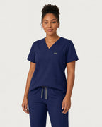 Women's Classic V-Neck Scrub Top | VantaFlex™ Premium Stretch