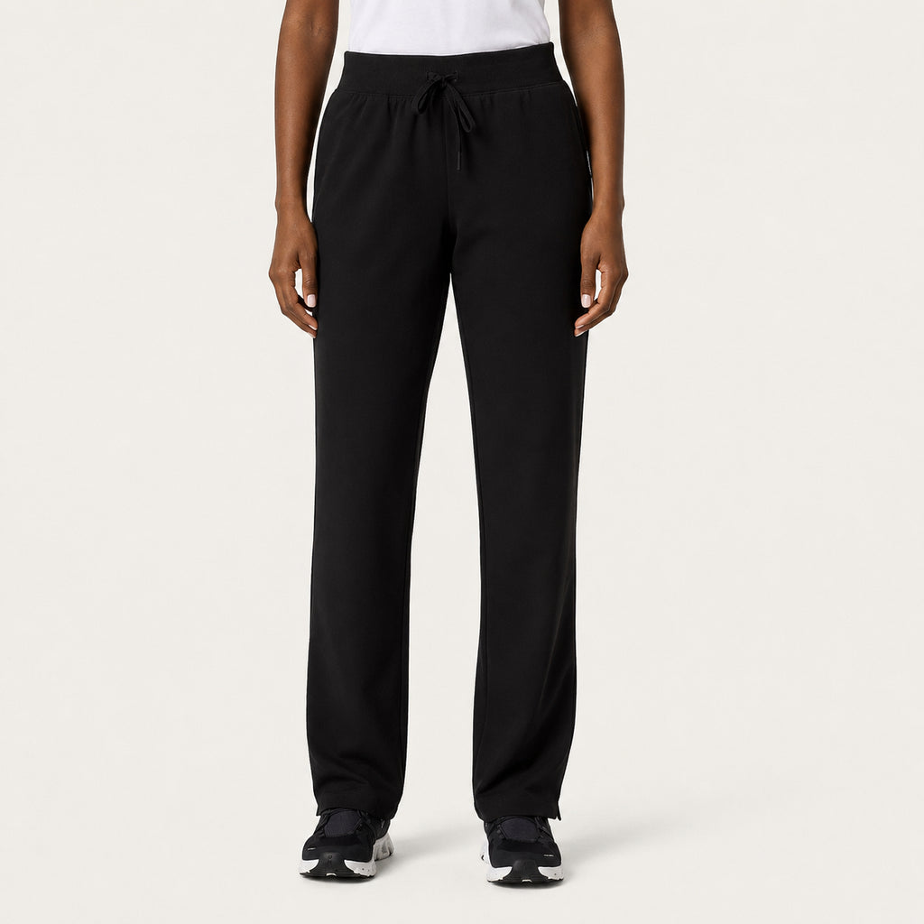 Dura Essential Knit-Waist Scrub Pant - Black