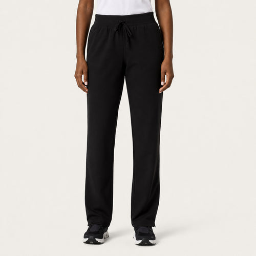 Dura Essential Knit-Waist Scrub Pant - Black