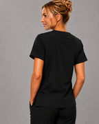 Women's VantaFlex™ Scrub Set Classic V-Neck Top + Jogger Pant - Long Shift Scrubs