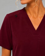 Women's VantaFlex™ Scrub Set Classic V-Neck Top + Jogger Pant - Long Shift Scrubs