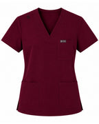 Women's VantaFlex™ Scrub Set Classic V-Neck Top + Jogger Pant - Long Shift Scrubs