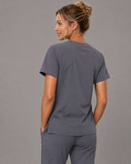 Women's VantaFlex™ Scrub Set Classic V-Neck Top + Jogger Pant - Long Shift Scrubs