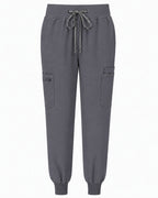 Women's VantaFlex™ Scrub Set Classic V-Neck Top + Jogger Pant - Long Shift Scrubs