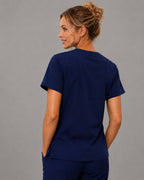 Women's VantaFlex™ Scrub Set Classic V-Neck Top + Jogger Pant - Long Shift Scrubs