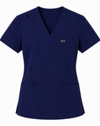 Women's VantaFlex™ Scrub Set Classic V-Neck Top + Jogger Pant - Long Shift Scrubs