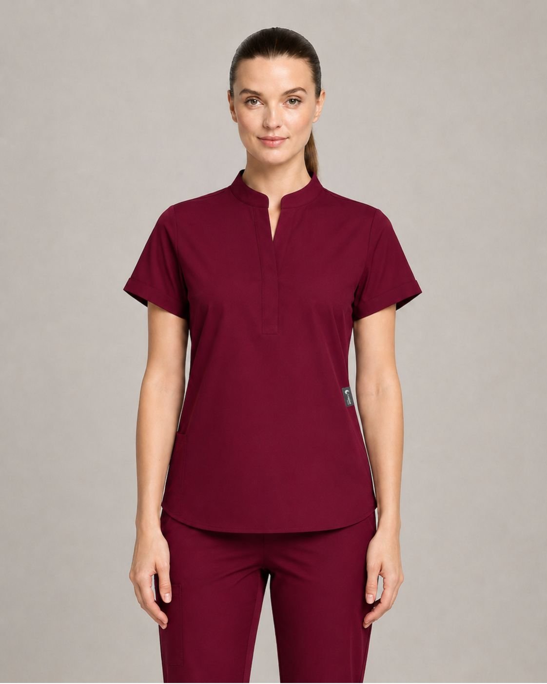 Women's Stretch Jogger Scrubs Set – Multi-Pocket Top & Pants, 12 Colors - Long Shift Scrubs