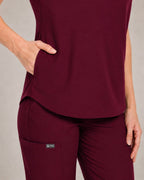 Women's Stretch Jogger Scrubs Set – Multi-Pocket Top & Pants, 12 Colors - Long Shift Scrubs