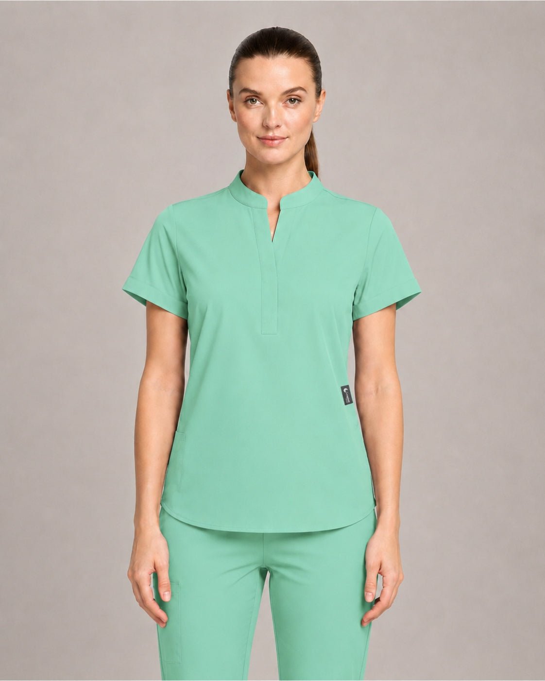 Women's Stretch Jogger Scrubs Set – Multi-Pocket Top & Pants, 12 Colors - Long Shift Scrubs