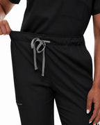 Women's Premium Comfort V-Neck Scrubs Set – Stretch Top & Cargo Pocket Jogger Pants, 10 Colors