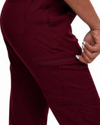 Women's Premium Comfort V-Neck Scrubs Set – Stretch Top & Cargo Pocket Jogger Pants, 10 Colors