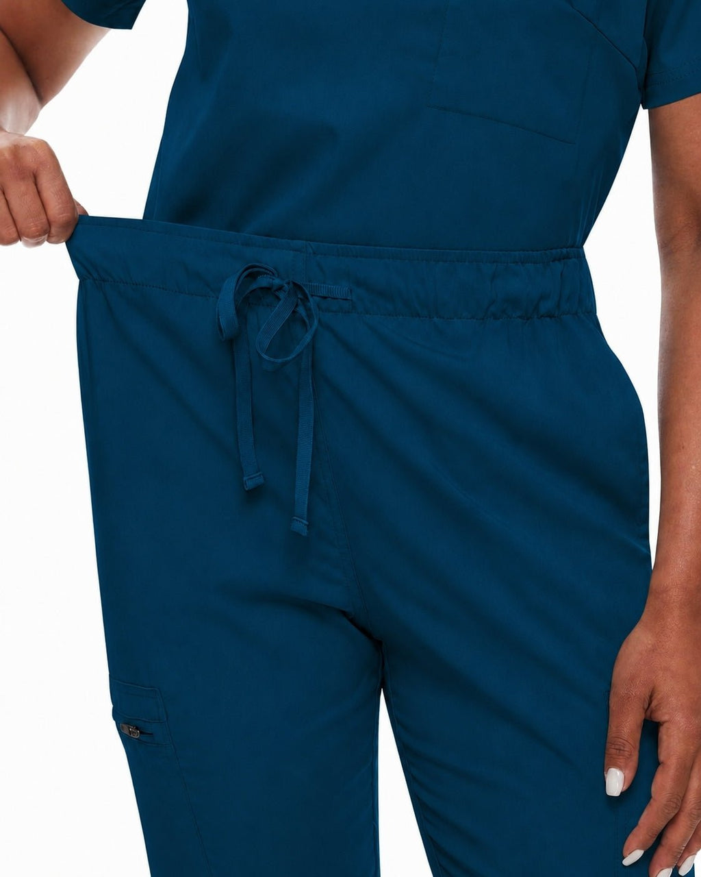 Women's Premium Comfort V-Neck Scrub Set – Stretch Top & Cargo Pocket Jogger Pant, 10 Colors - LSScrubs