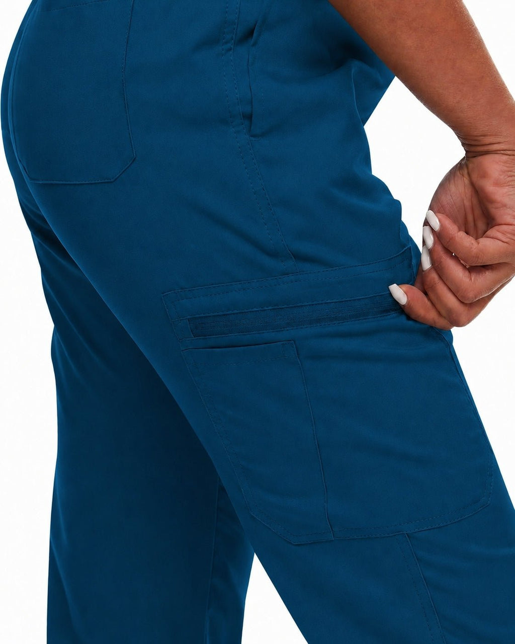 Women's Premium Comfort V-Neck Scrub Set – Stretch Top & Cargo Pocket Jogger Pant, 10 Colors - LSScrubs