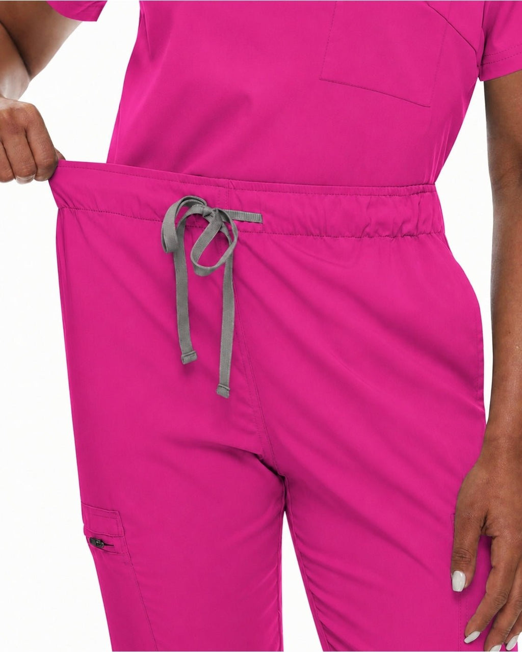 Women's Premium Comfort V-Neck Scrub Set – Stretch Top & Cargo Pocket Jogger Pant, 10 Colors - LSScrubs