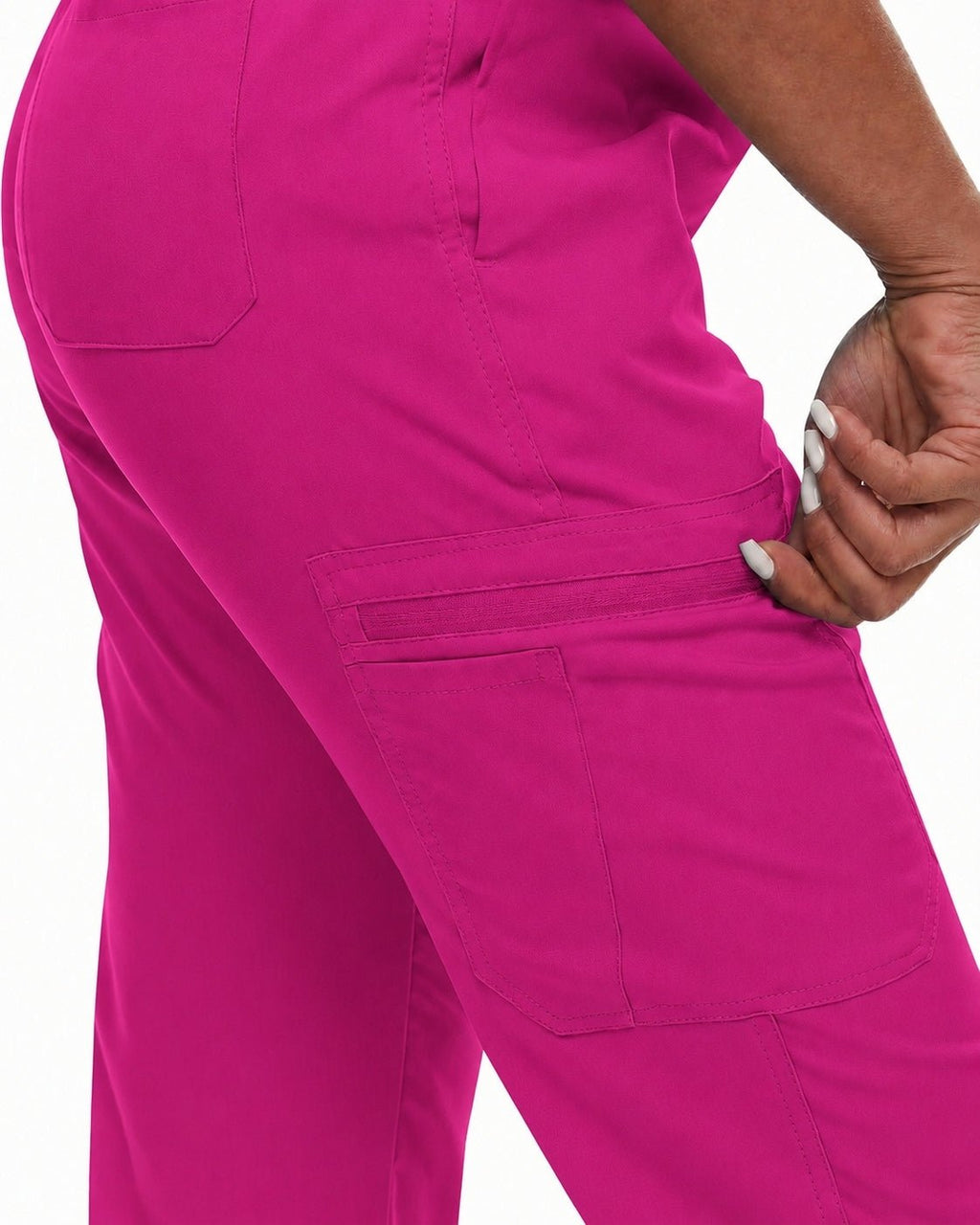 Women's Premium Comfort V-Neck Scrub Set – Stretch Top & Cargo Pocket Jogger Pant, 10 Colors - LSScrubs