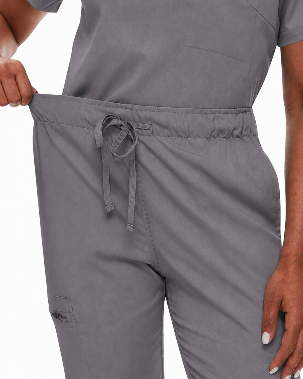 Women's Premium Comfort V-Neck Scrub Set – Stretch Top & Cargo Pocket Jogger Pant, 10 Colors - LSScrubs