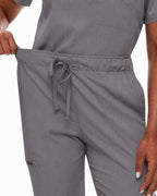 Women's Premium Comfort V-Neck Scrub Set – Stretch Top & Cargo Pocket Jogger Pant, 10 Colors - LSScrubs