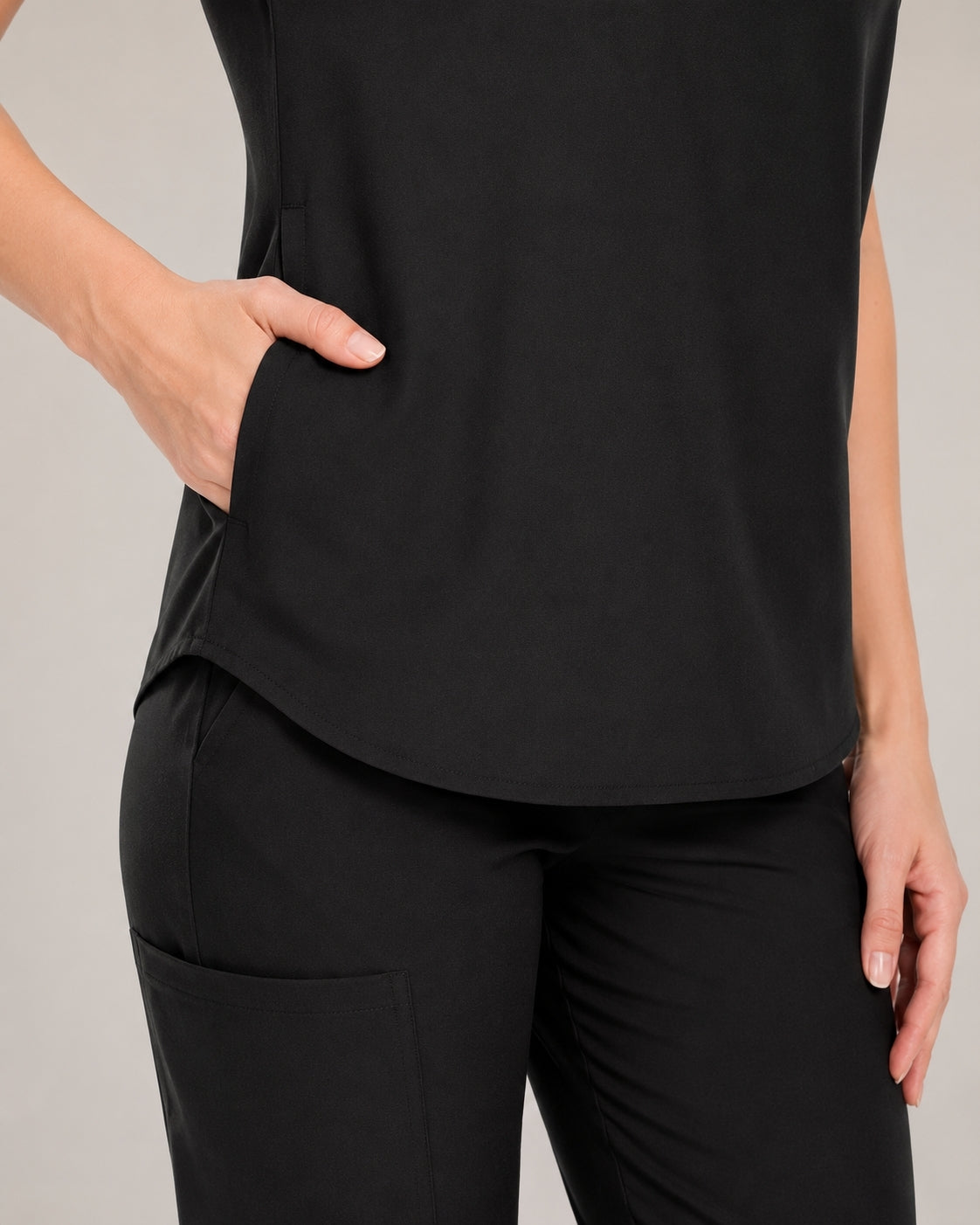 Women's Stretch Jogger Scrubs Set – Multi-Pocket Top & Pants, 9 Colors
