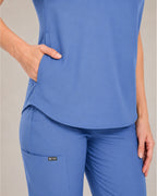 Women's Stretch Jogger Scrubs Set – Multi-Pocket Top & Pants, 9 Colors