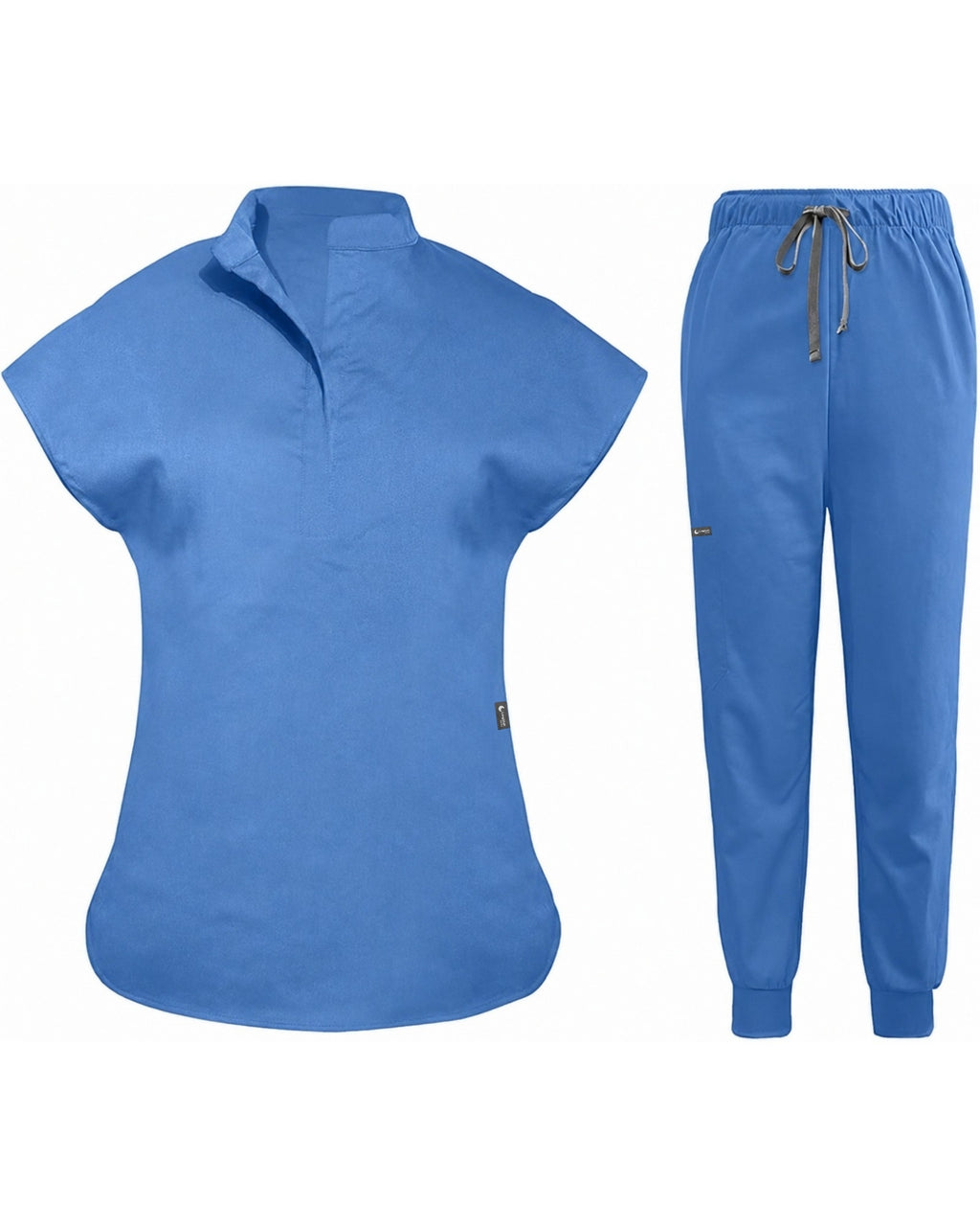 Women's Stretch Jogger Scrubs Set – Multi-Pocket Top & Pants, 9 Colors