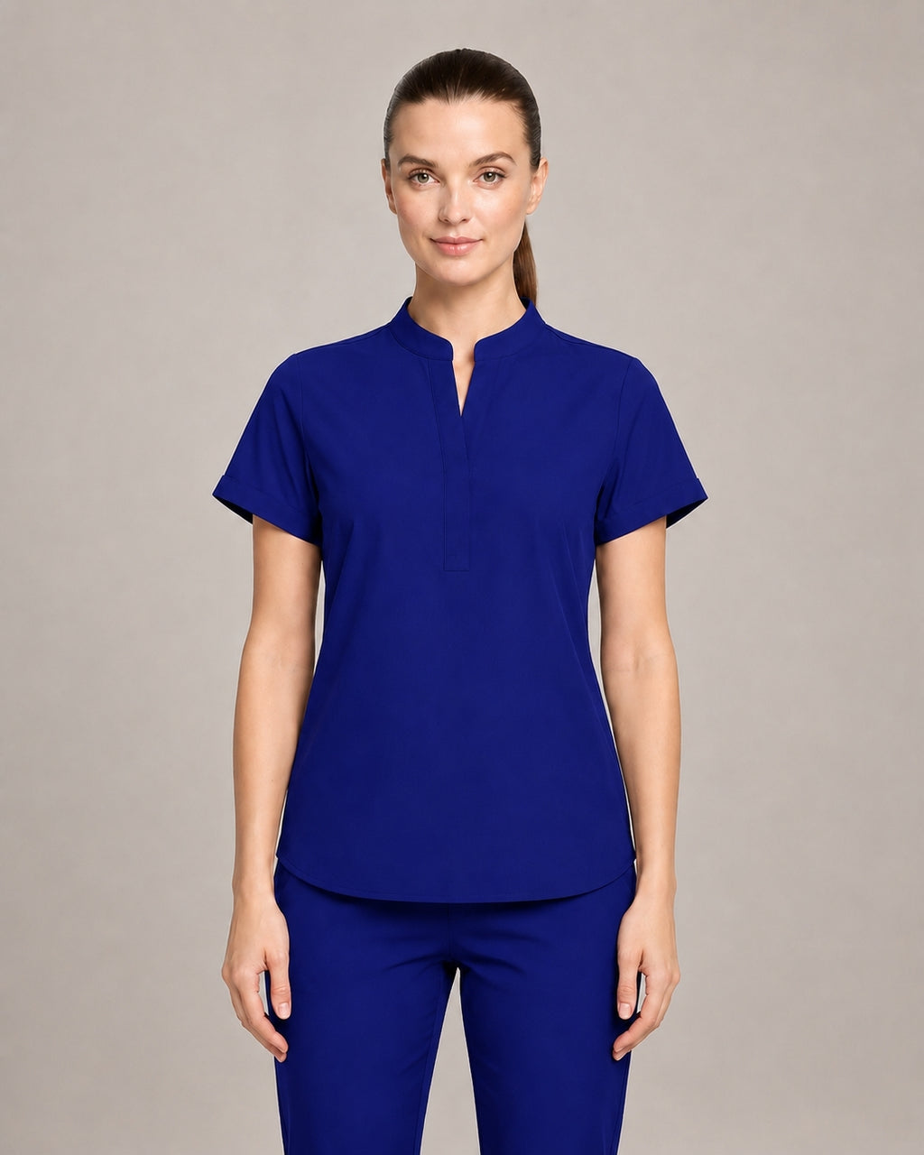 Women's Stretch Jogger Scrubs Set – Multi-Pocket Top & Pants, 9 Colors