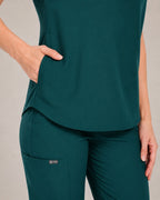 Women's Stretch Jogger Scrubs Set – Multi-Pocket Top & Pants, 9 Colors