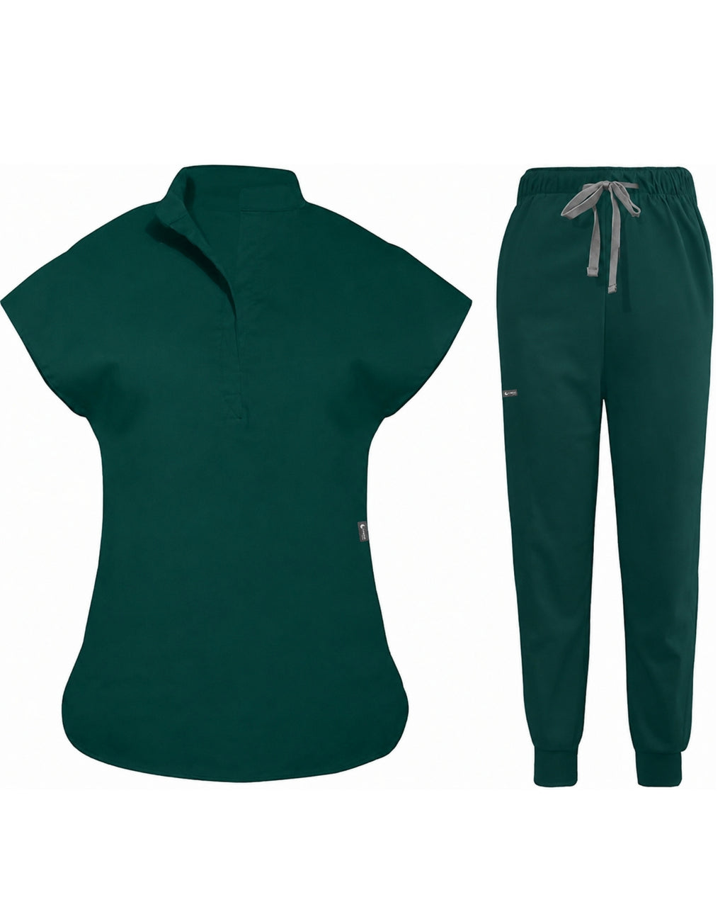 Women's Stretch Jogger Scrubs Set – Multi-Pocket Top & Pants, 9 Colors