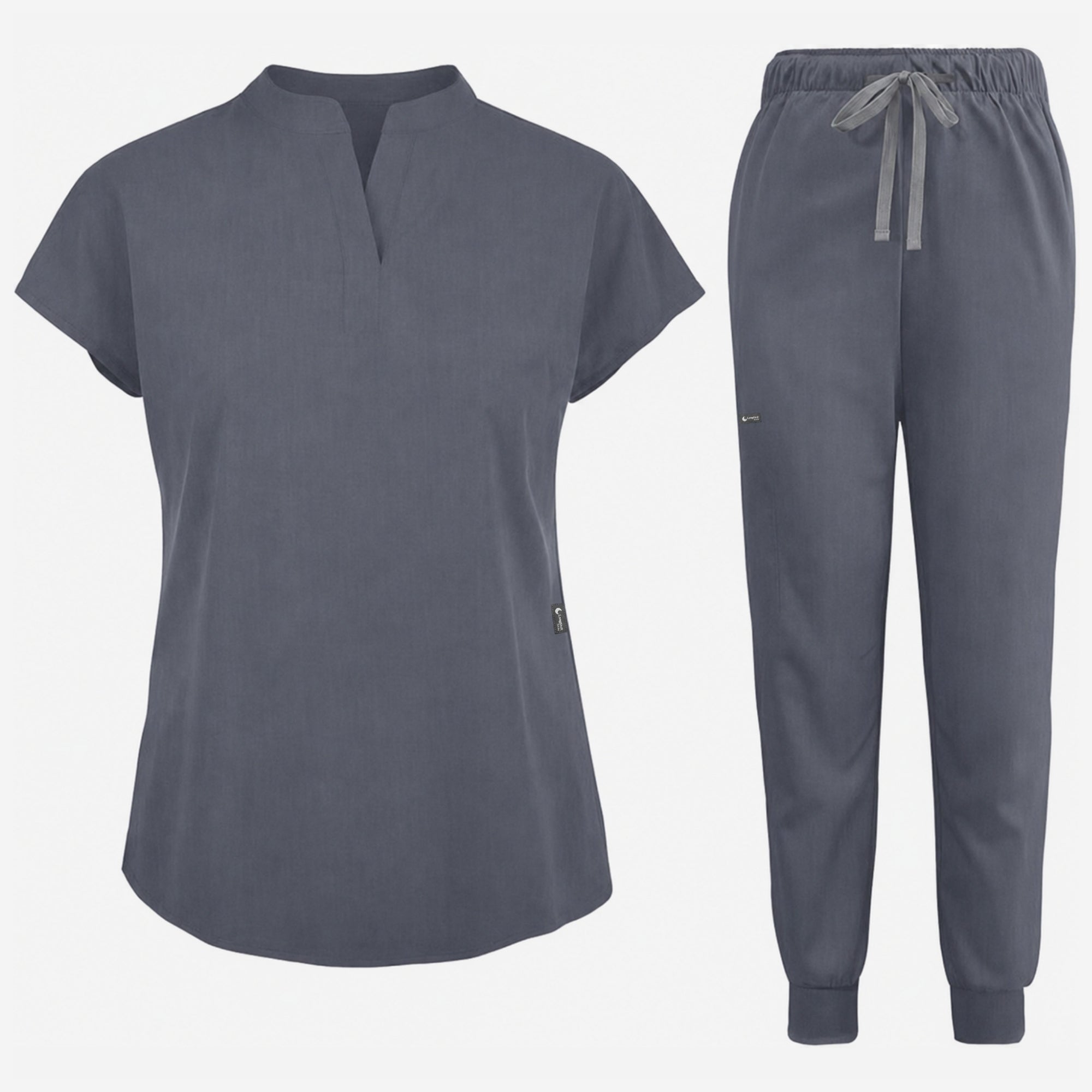 Women's Stretch Jogger Scrubs Set – Multi-Pocket Top & Pants, 9 Colors
