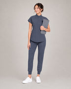 Women's Stretch Jogger Scrubs Set – Multi-Pocket Top & Pants, 9 Colors