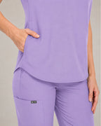 Women's Stretch Jogger Scrubs Set – Multi-Pocket Top & Pants, 9 Colors