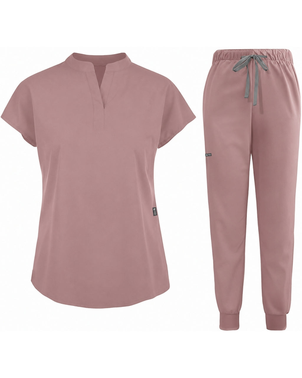 Women's Stretch Jogger Scrubs Set – Multi-Pocket Top & Pants, 9 Colors
