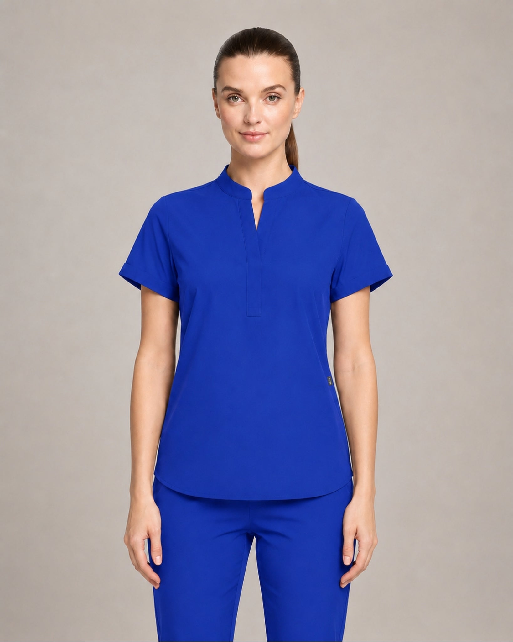 Women's Stretch Jogger Scrubs Set – Multi-Pocket Top & Pants, 9 Colors