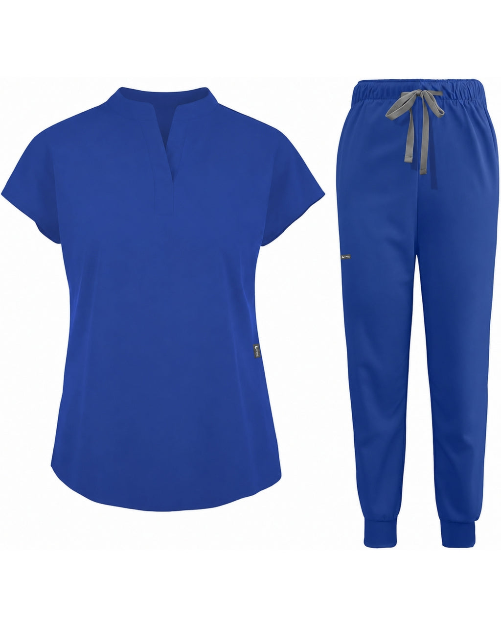 Women's Stretch Jogger Scrubs Set – Multi-Pocket Top & Pants, 9 Colors